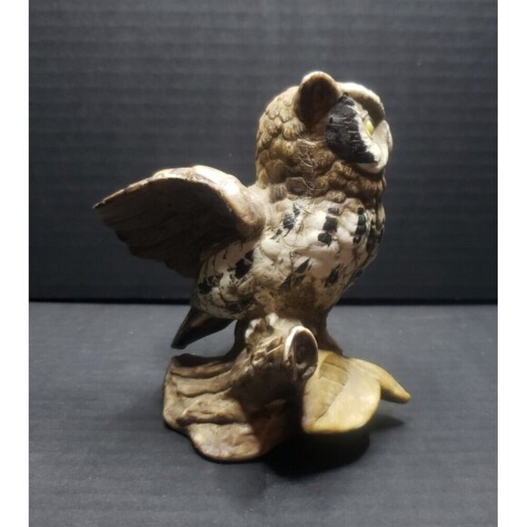 Vintage Homco Barn Owl Marked 1114 Ceramic Collectible Figurine 5.25 in - Picture 4 of 6